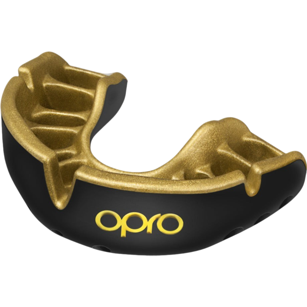 Боксерская капа Opro Gold Level Black