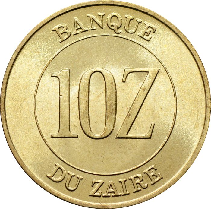 10 заиров 1988 Заир