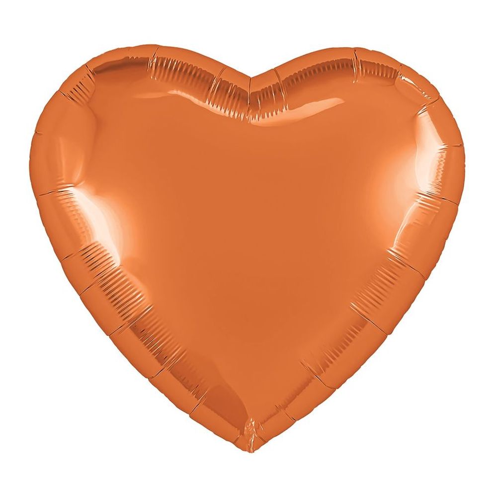 Ag Шар 30'' / 76 см сердце папайя (БГ-70)