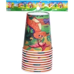 Стакан бумажный 0,2л в наборе 10 шт «Славные динозаврики»