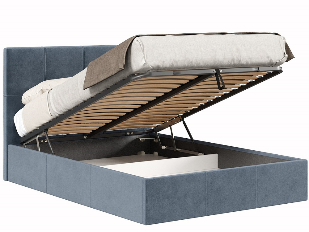 Кровать с подъёмным механизмом 1800 Марсель, темно-серый