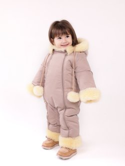 Детский комбинезон из овчины