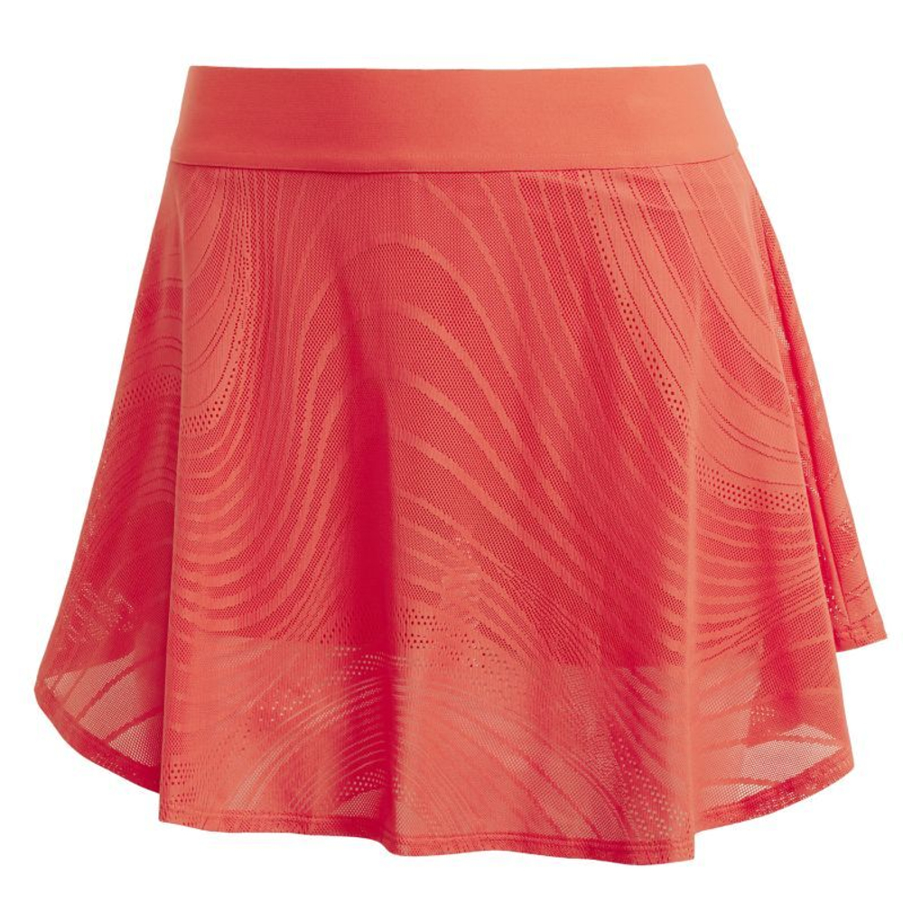 Теннисная юбка Adidas Tennis Pro Climacool+ Print - красный