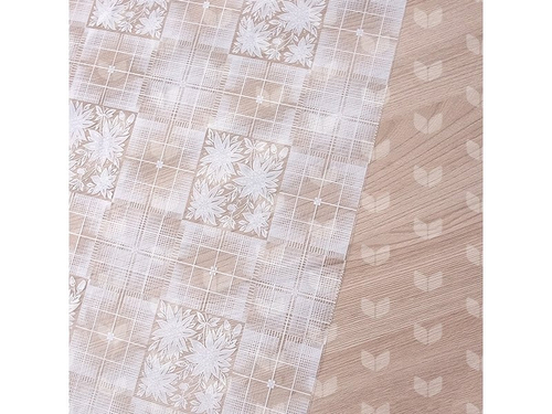 Клеенка столовая ПВХ "Ажурная" 1,32*25м (25м/рул) Клетка