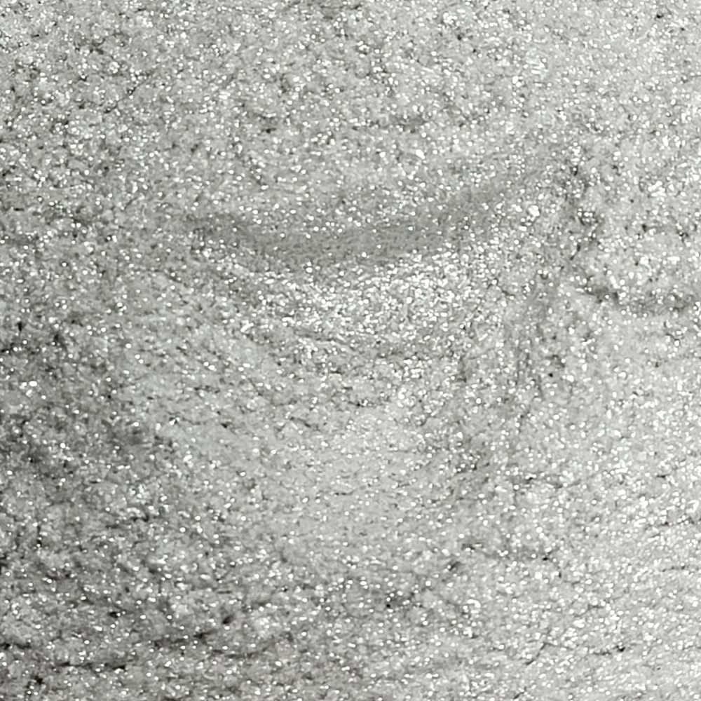 Пигмент 8736 - Серебреный жемчуг мерцающий блеск 200 - универсальный