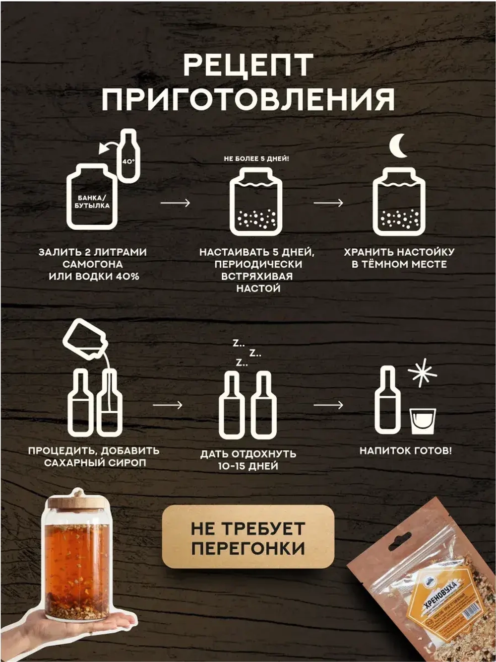 Набор для настойки Хреновуха (Алтайский товар) 1 шт