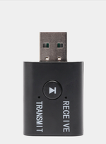 Автомобильный Bluetooth адаптер (2in1) AUX Wireless YET-TR6