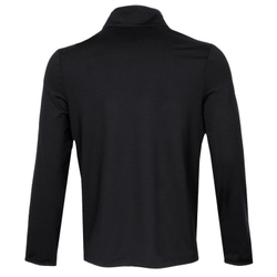 Мужская теннисная кофта Lacoste Men's SPORT Stretch Zippered Collar Sweatshirt - black