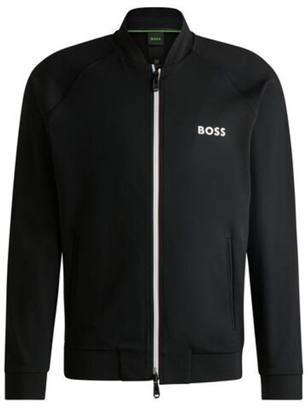 Мужская теннисная кофта BOSS Samoo MB Full Zip - черный
