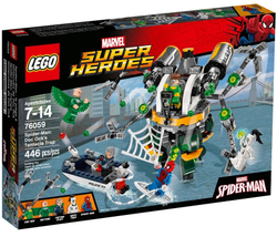 LEGO Super Heroes: Человек-паук в ловушке Доктора Осьминога 76059 — Spider-Man: Doc Ock's Tentacle Trap — Лего Супергерои Marvel Марвел DC Comics комиксы