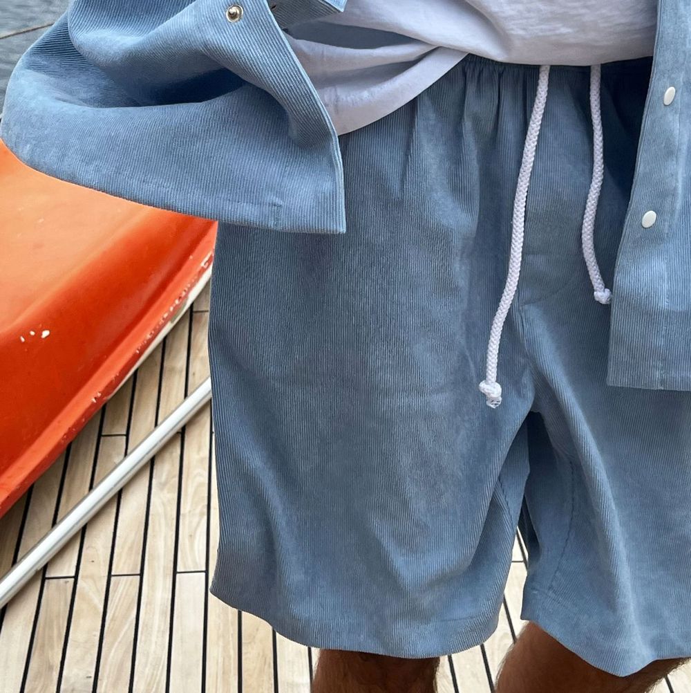 Шорты Смерч #4 Длинные Голубые