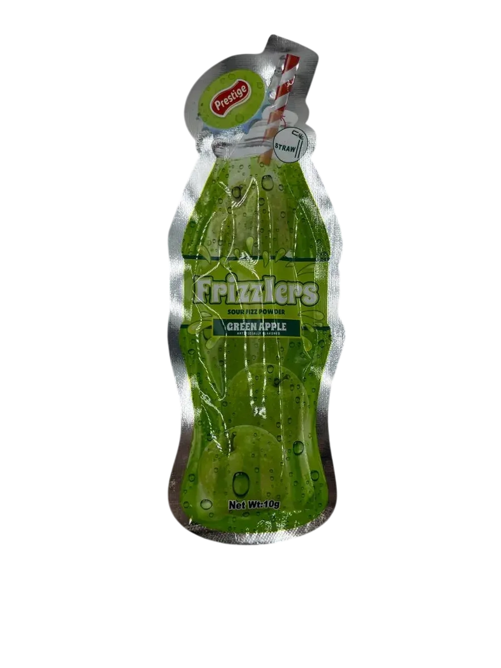 Кислая сахарная пудра со вкусом зеленого яблока