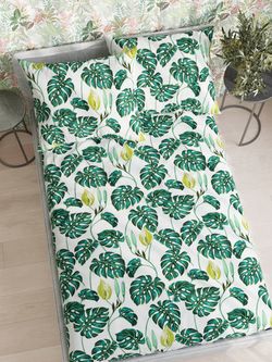 Простынь на резинке полисатин Simple House "Filiko" 180x200 см