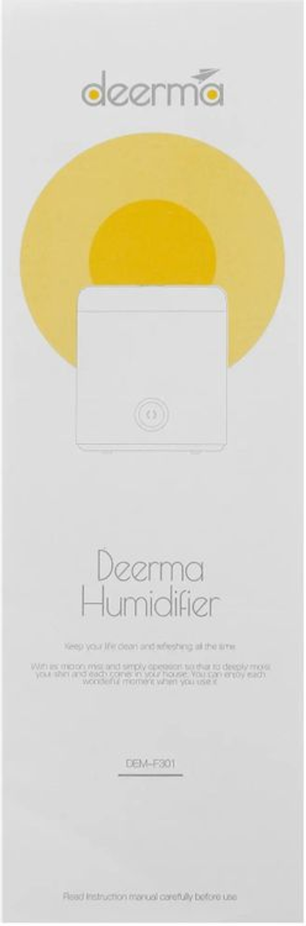 Увлажнитель воздуха ультразвуковой DEERMA DEM-F301,  2.5л,  белый