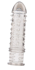 Насадка на пенис Chisa Swirls Sleeve, дымчатая, 16 см