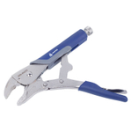 МАСТАК (036-00250H) Зажим с фиксатором 250 мм, фигурные губки