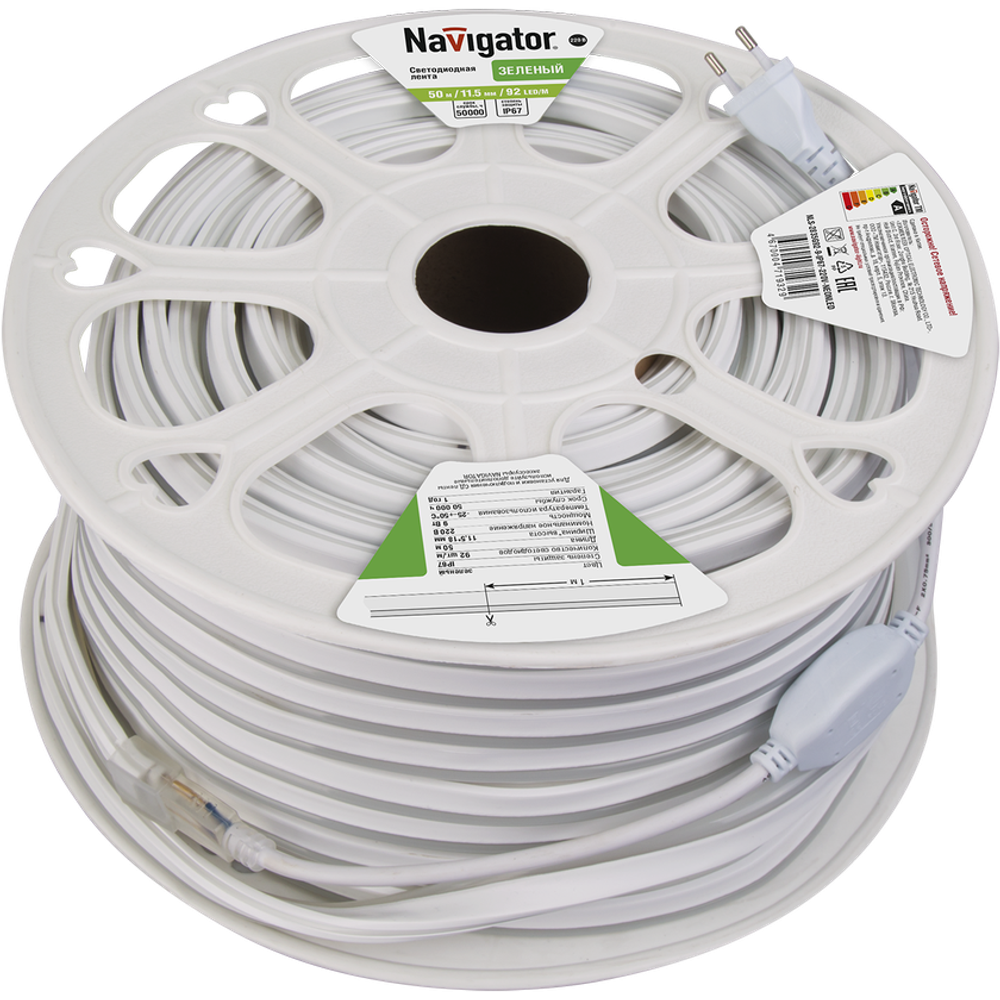 СД Лента Navigator 71 932 NLS-2835G92-9-IP67-220V NeonLed