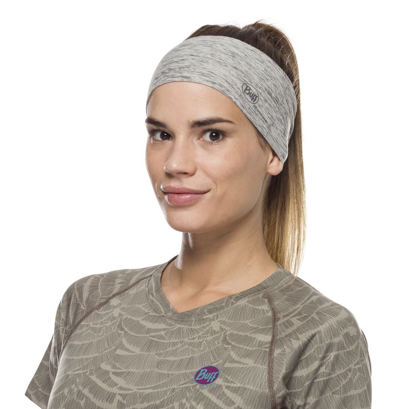 Повязка-чалма летняя Buff Headband Tapered CoolNet Silver Grey Htr Фото 1