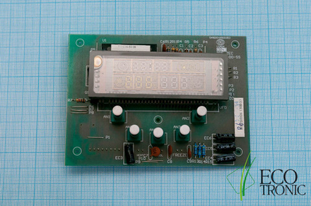 Табло + плата индикации к мод. M2-LFPM кнопки полукругом