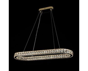 Подвесная люстра 50W 3100-4000K 8580/90 C oval gold золото KRISTA Newport