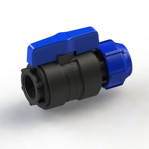 Кран шаровой обжим - вн. 25 - 1/2 ПЭ PN16 SPEKTR