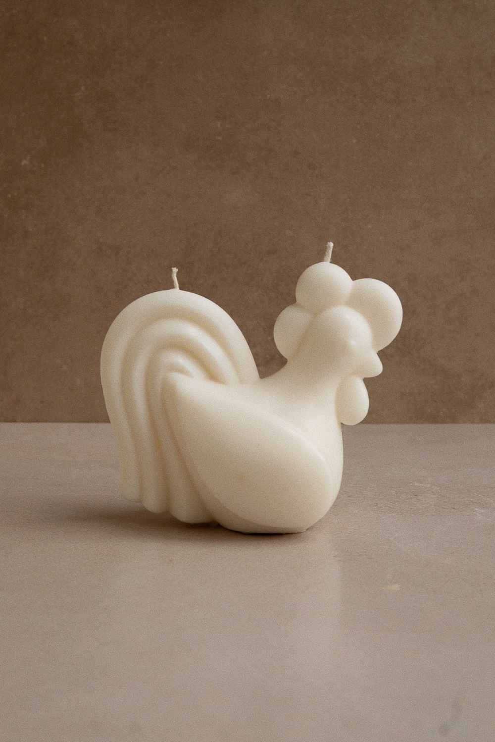 Свеча Петушок, белый