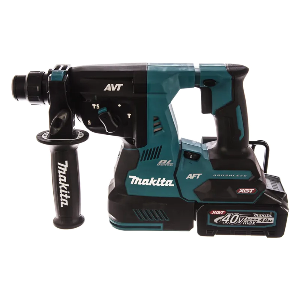 Makita HR001GM201 аккумуляторный перфоратор (2 x 4 Ач, ЗУ)