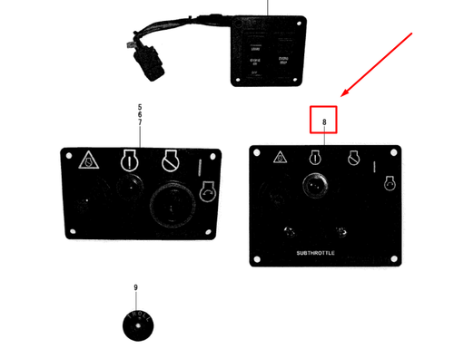 720650-91010 PANEL, IGN CP19500