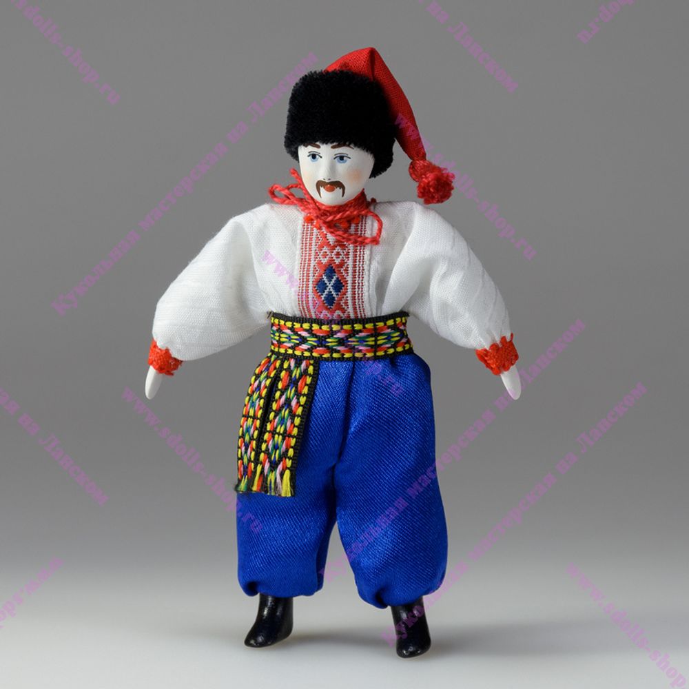 Ёлочная игрушка в южно-русском костюме