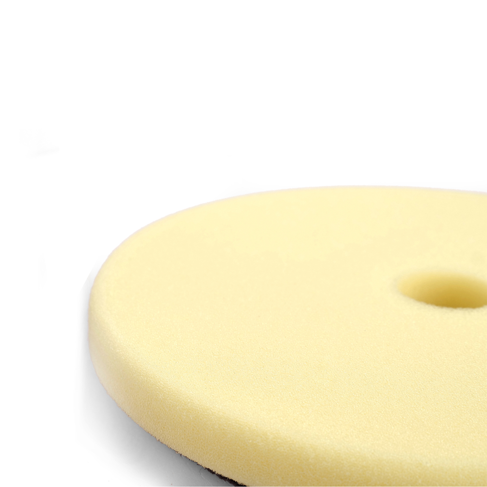 Поролоновый полировальный круг полировочный средний желтый 130-150*20 мм MaxShine, 2022148Y