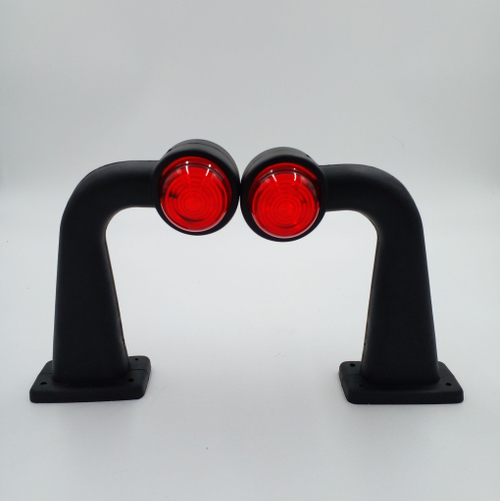 Указатель габаритов (рога) с лампой 24V для грузовых авто 185мм 2шт