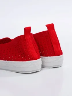 Мокасины летние текстильные