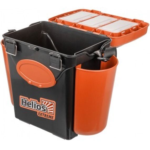 Ящик зимний Helios &quot;FishBox&quot; односекционный (10л) оранжевый