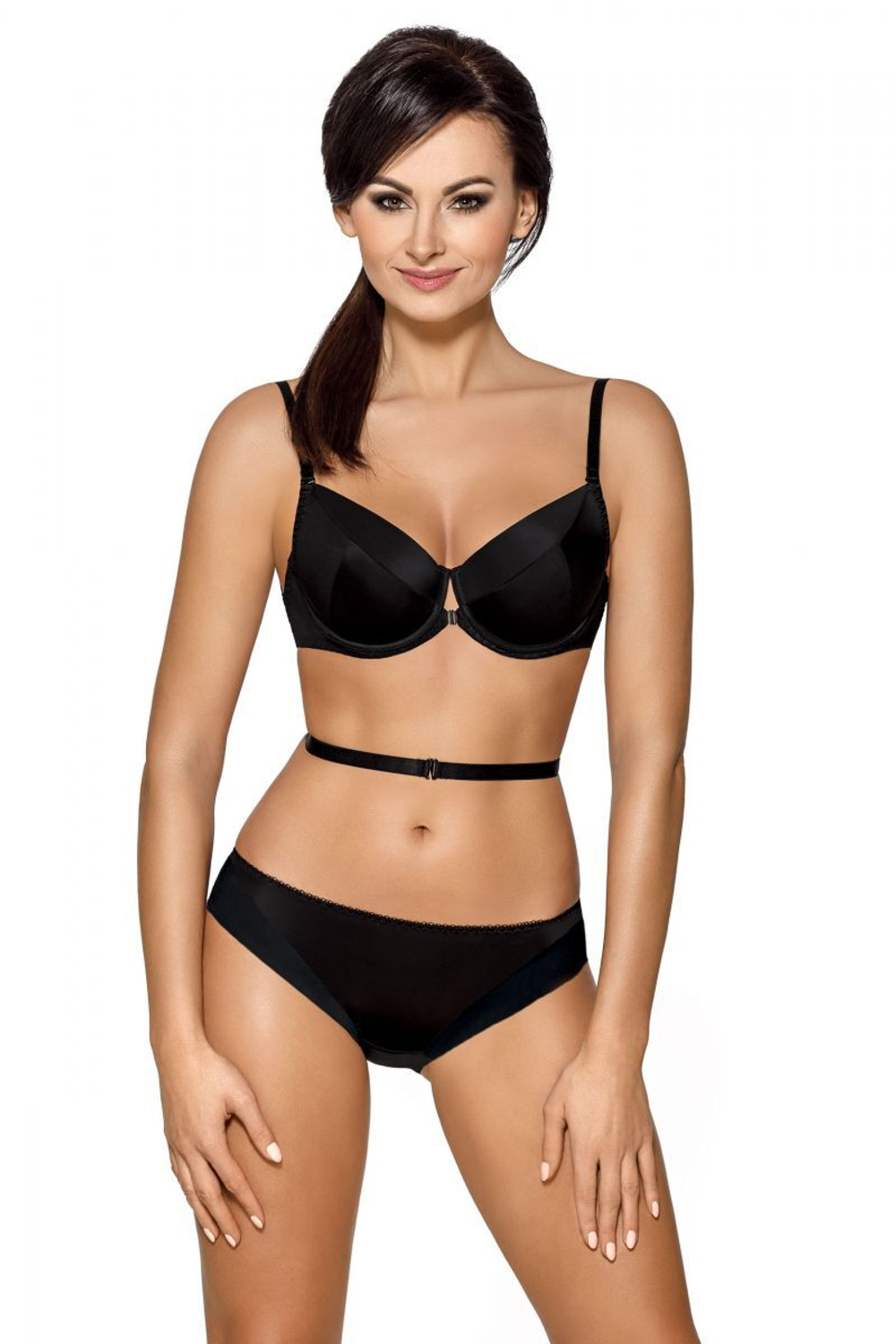 Бюстгальтер на косточках Annie (Размер: 70E) (Цвет: черный)