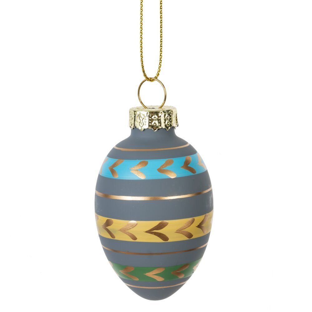 GAEM Набор из 3-х изделий декоративных подвесных "Яйцо пасхальное" (4,5*8), L13,5 W7 H5 см