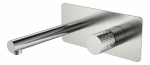 Смеситель для раковины Boheme Stick 125-NB никель брашированный/ручка DIAMOND