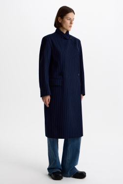 Утепленное пальто из итальянской шерсти с мембраной