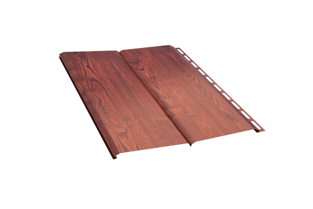 Сайдинг металлический  Эко-Брус PRINT 3D Античный дуб