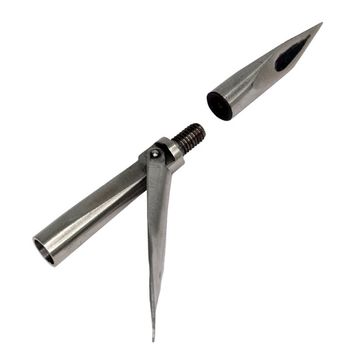 Наконечник Scorpena 1 лепесток со скручивающимся бойком и трехгранной заточкой с желобом