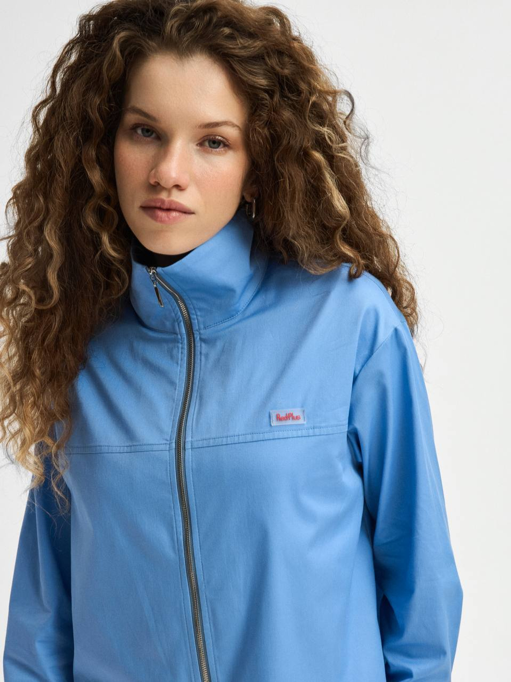 Рубашка медицинская женская Юми, эйр блю хлопок