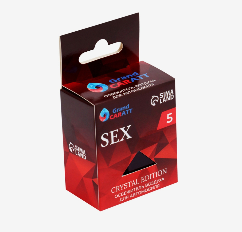Ароматизатор подвесной Grand Caratt Crystal Edition, Sex, 6 мл