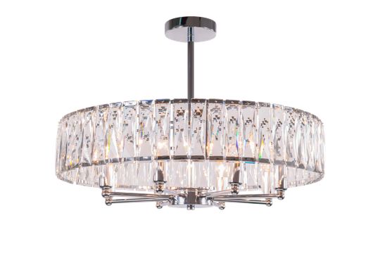 2432R/8A CHR+CL (1) Люстра NW