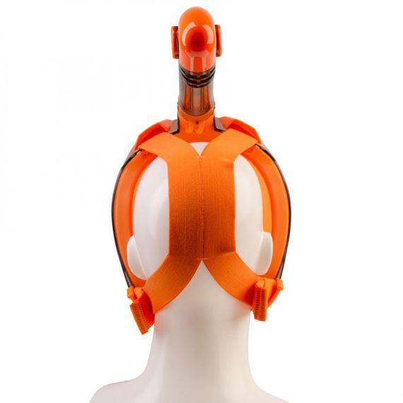 Маска полнолицевая Scorpena Swim средняя оранжевая