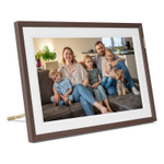 Цифровая фоторамка Arzopa D15 Brown Wi-Fi, 15,6-дюймовый сенсорный экран IPS, разрешение 1920x1080