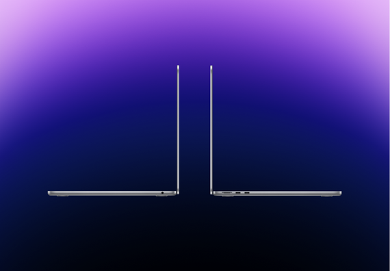 Ноутбук Apple MacBook Air 13.6&quot; (M2, 8 Gb, 512 Gb SSD) Серый космос (MLXX3)