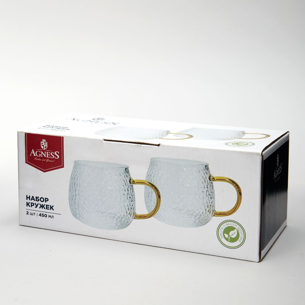НАБОР КРУЖЕК ИЗ 2-Х ШТ. 450 МЛ