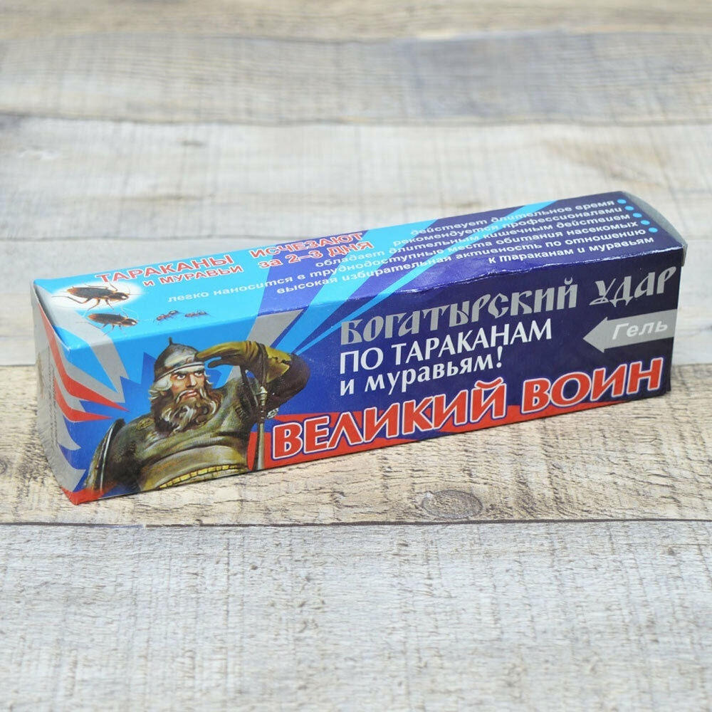 Гель Великий воин 80г от тараканов туба