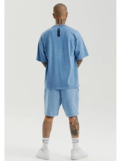 Пигментные шорты с арочной надписью