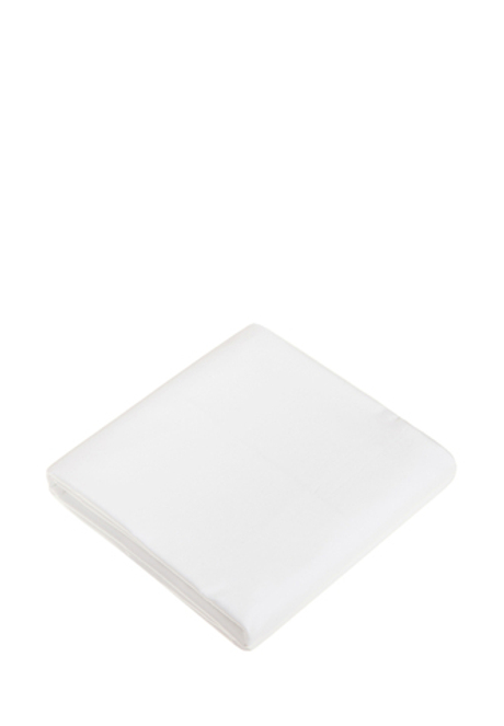 Простыня на резинке 180x200x30 Luxberry сатиновая белая