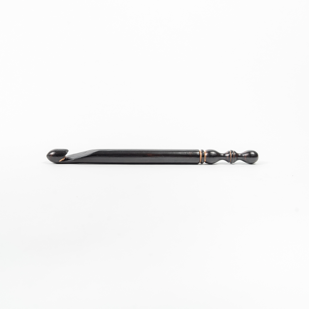 Деревянный крючок для вязания из древесины кедра 10 мм. K285